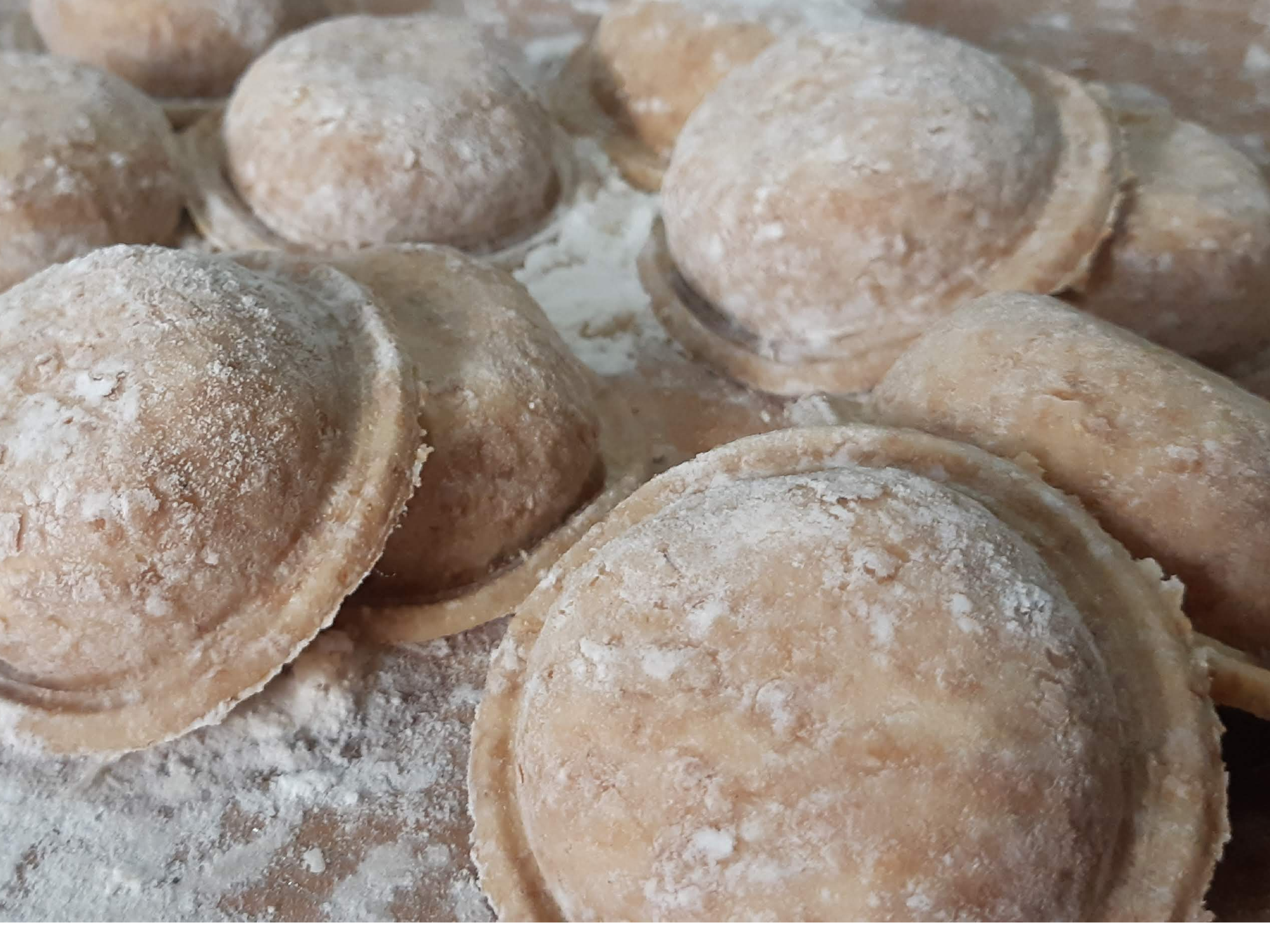 Integrales de calabaza y provolone