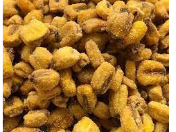 Maiz frito mostaza y miel