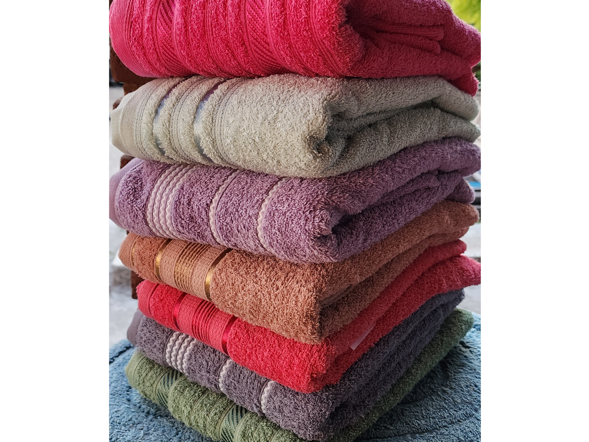 Set de toalla y toallon ARCO IRIS