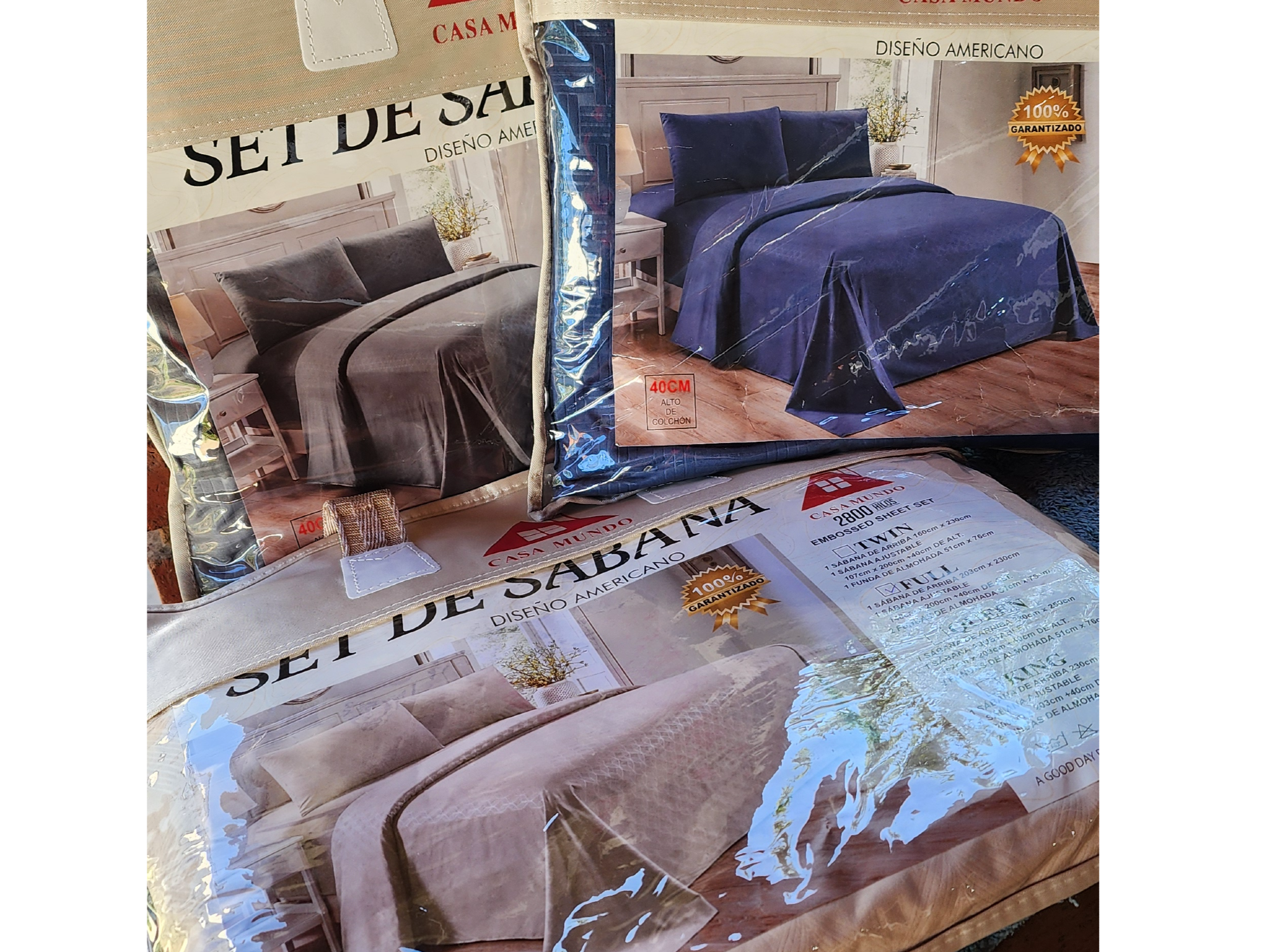 Sabanas texturizadas CASAMUNDO