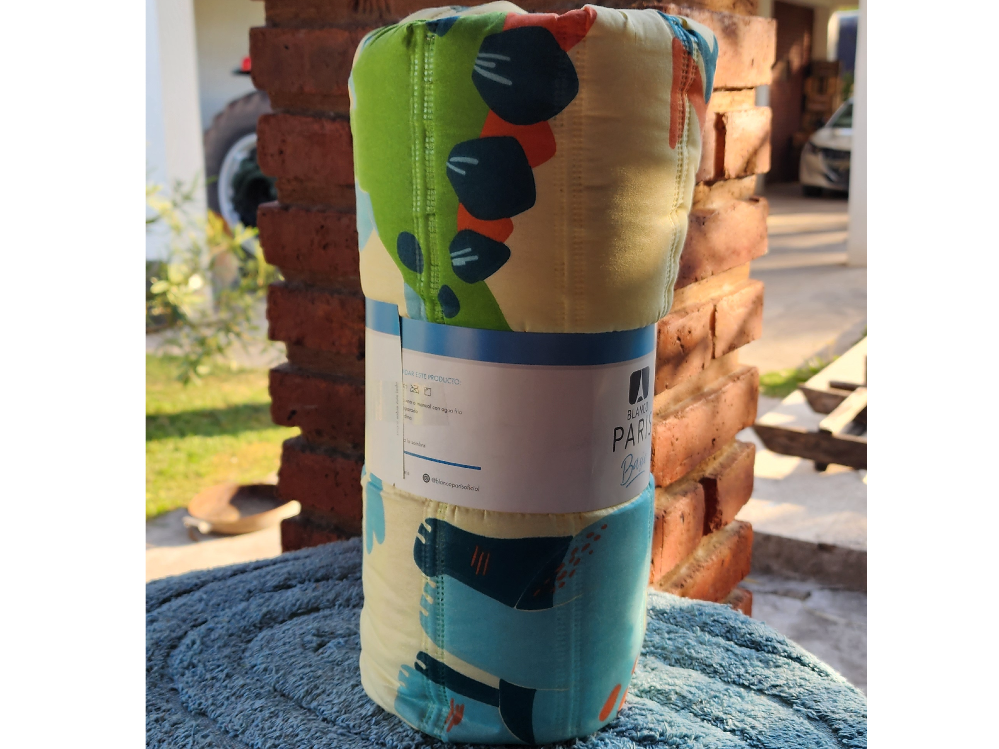 Cover QUILT dino amarillo