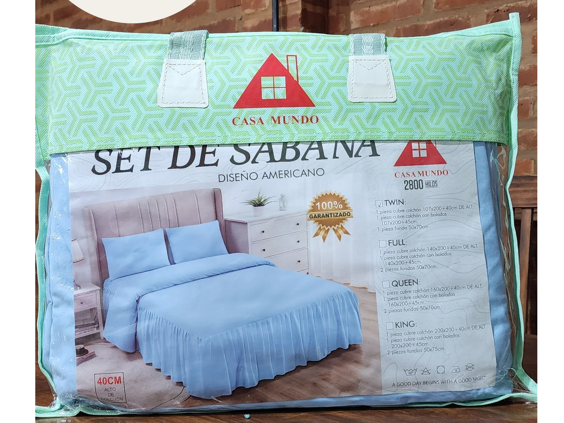 Sabanas con volados CASAMUNDO