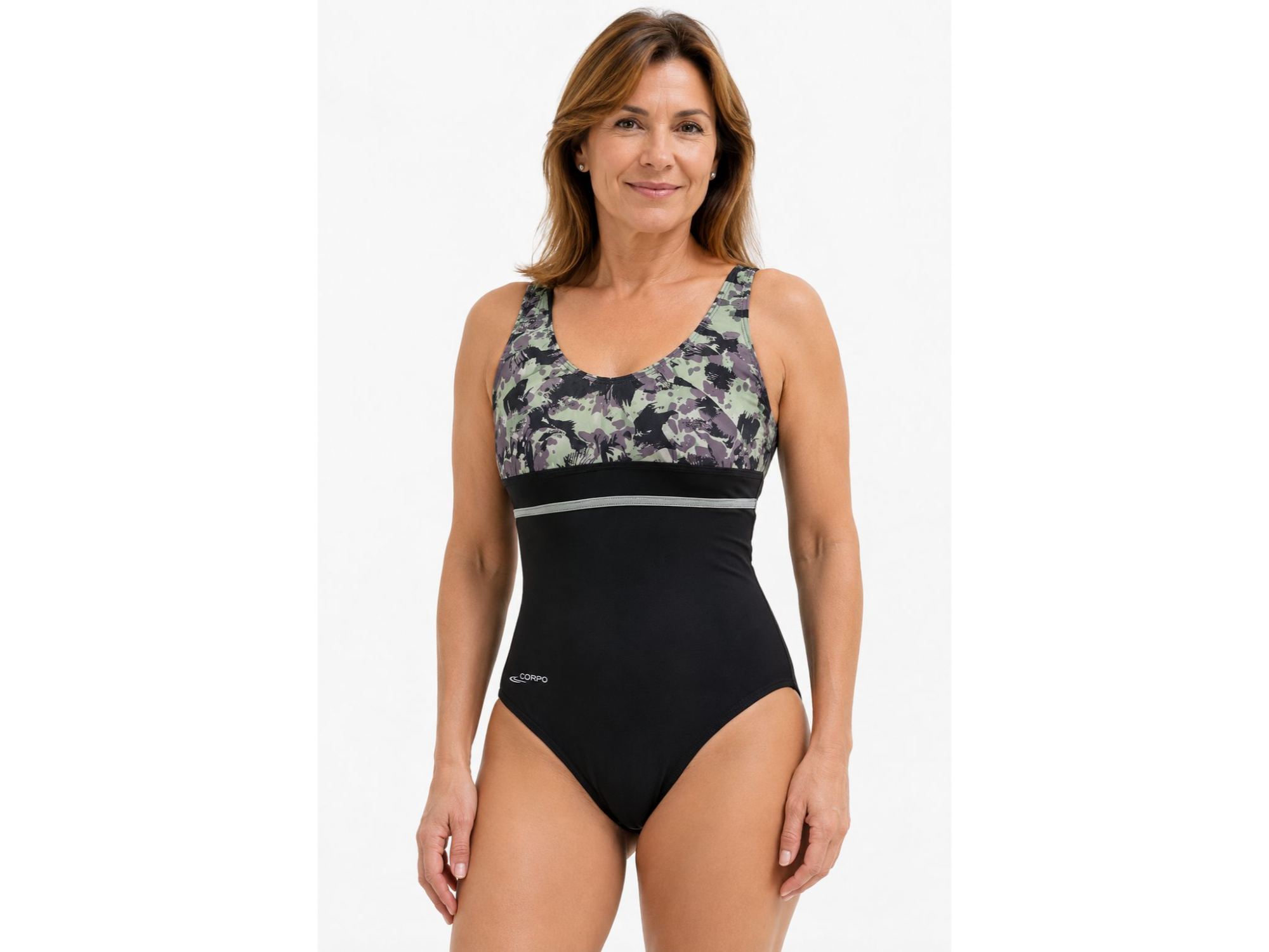 Malla enteriza 338 Corpo in Aqua