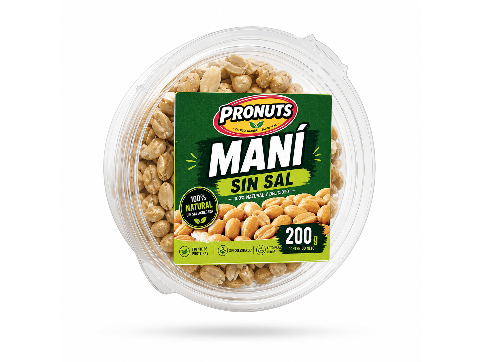 MANI SPLIT SIN SAL X 200 GRS.