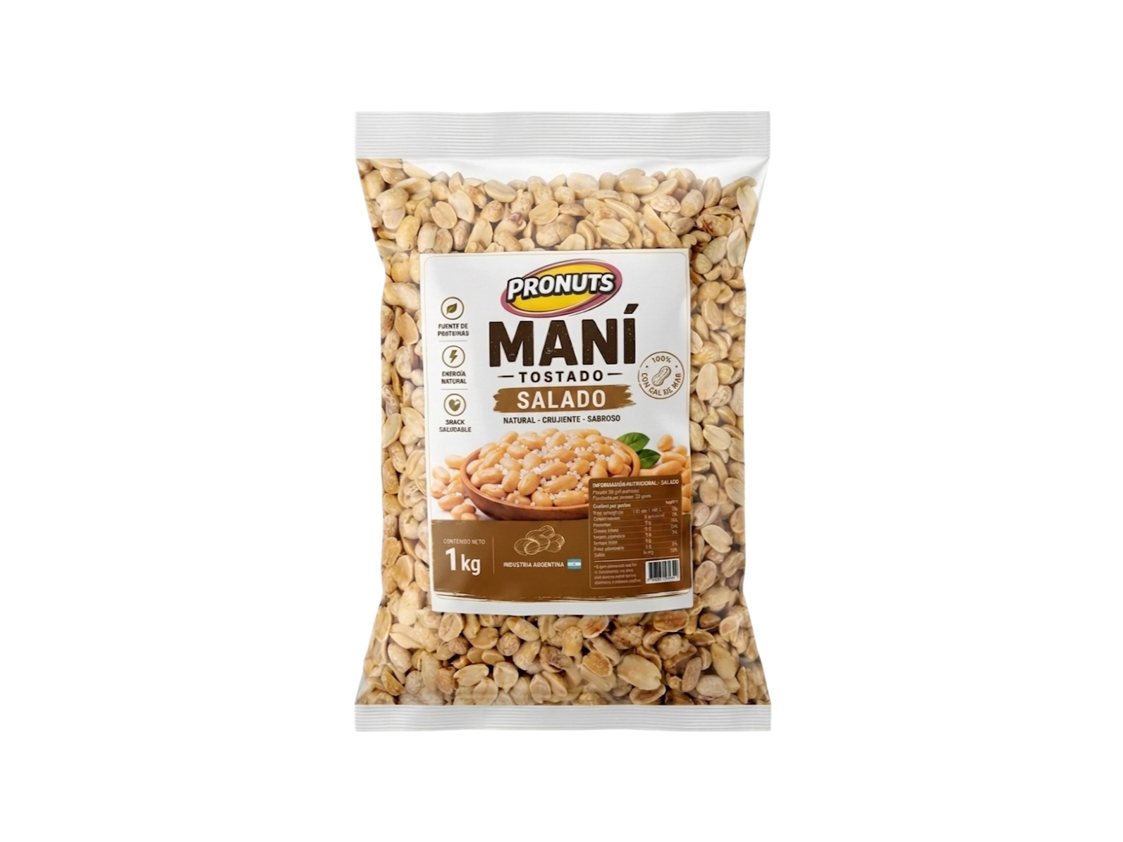 MANI SPLIT SALADO x 1 KG.