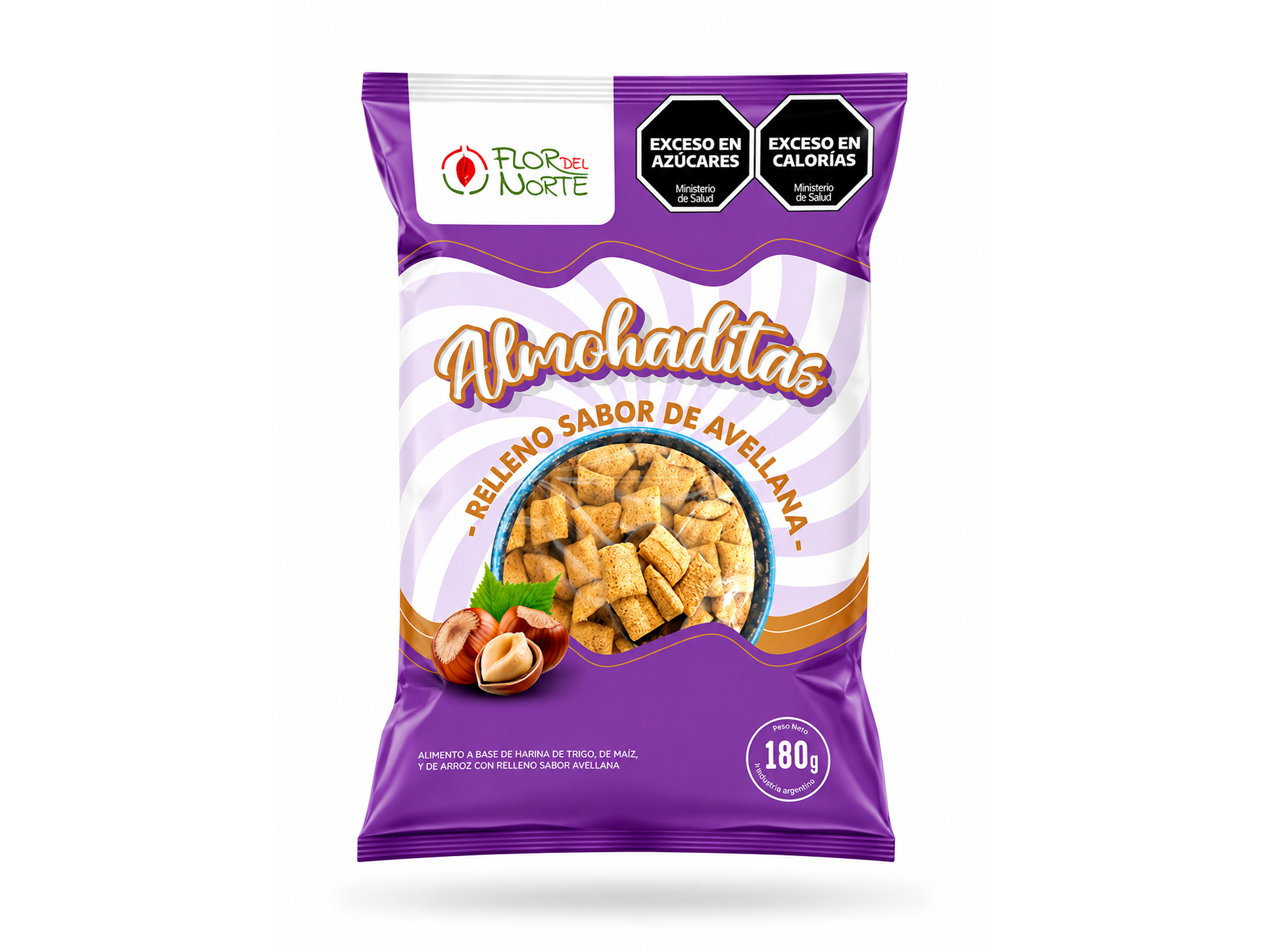 ALMOHADITAS  AVELLANA X 180 GR.