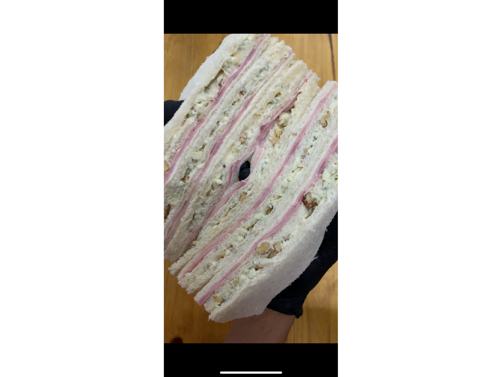 Jamón / Roquefort / Nueces x12