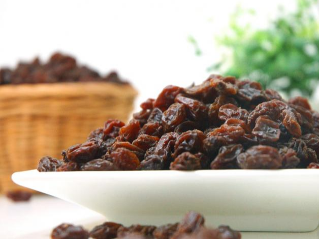 Pasas de uva negra sin semilla