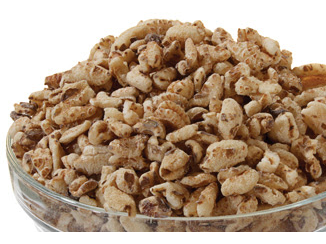 Trigo inflado con azucar