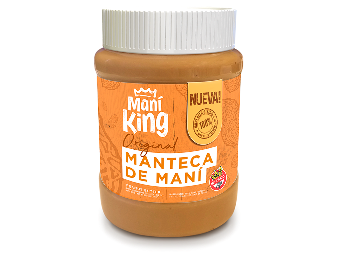 Manteca de mani King