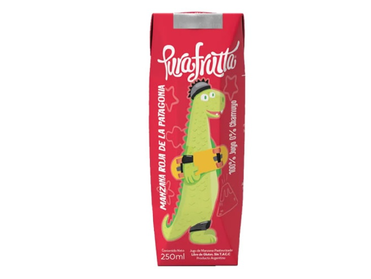 JUGO PURAFRUTTA MANZANA ROJA 250ML