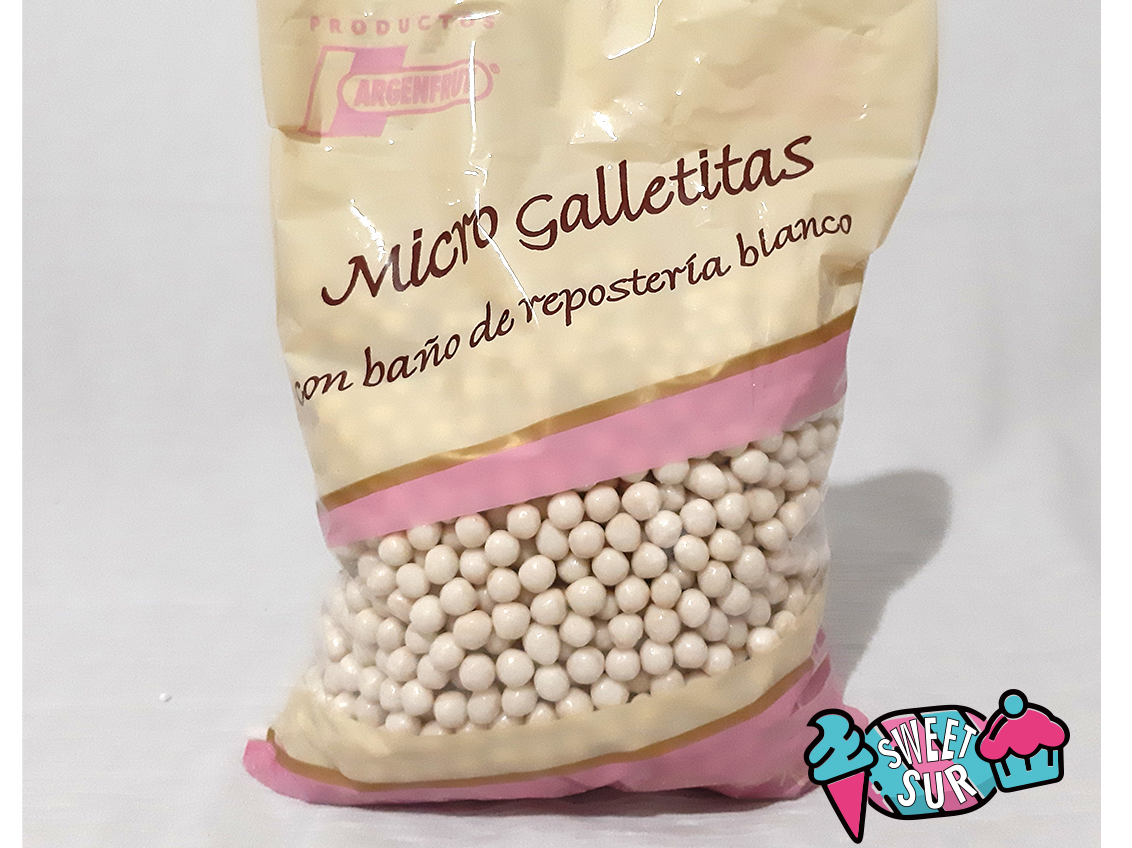 Microgalletitas bañadas en chocolate blanco 1 KG de SweetSurDistribuidora