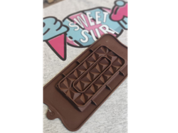 Molde silicona tableta chocolate
