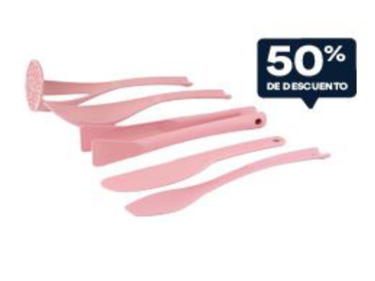 SET DE UTENSILLOS DE USO GENERAL Bazar Rosa (((((50% de descuento )))))