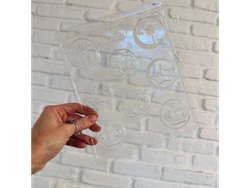 Molde galleta oreo Barbie