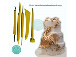 ESTECA MODELADO PUNZON Y PICO X 5