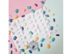 MOLDE ACETATO - MINI DIAMANTES Y GEMAS X 46 U