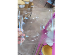 Molde acetato huevo de pascua triple n°8