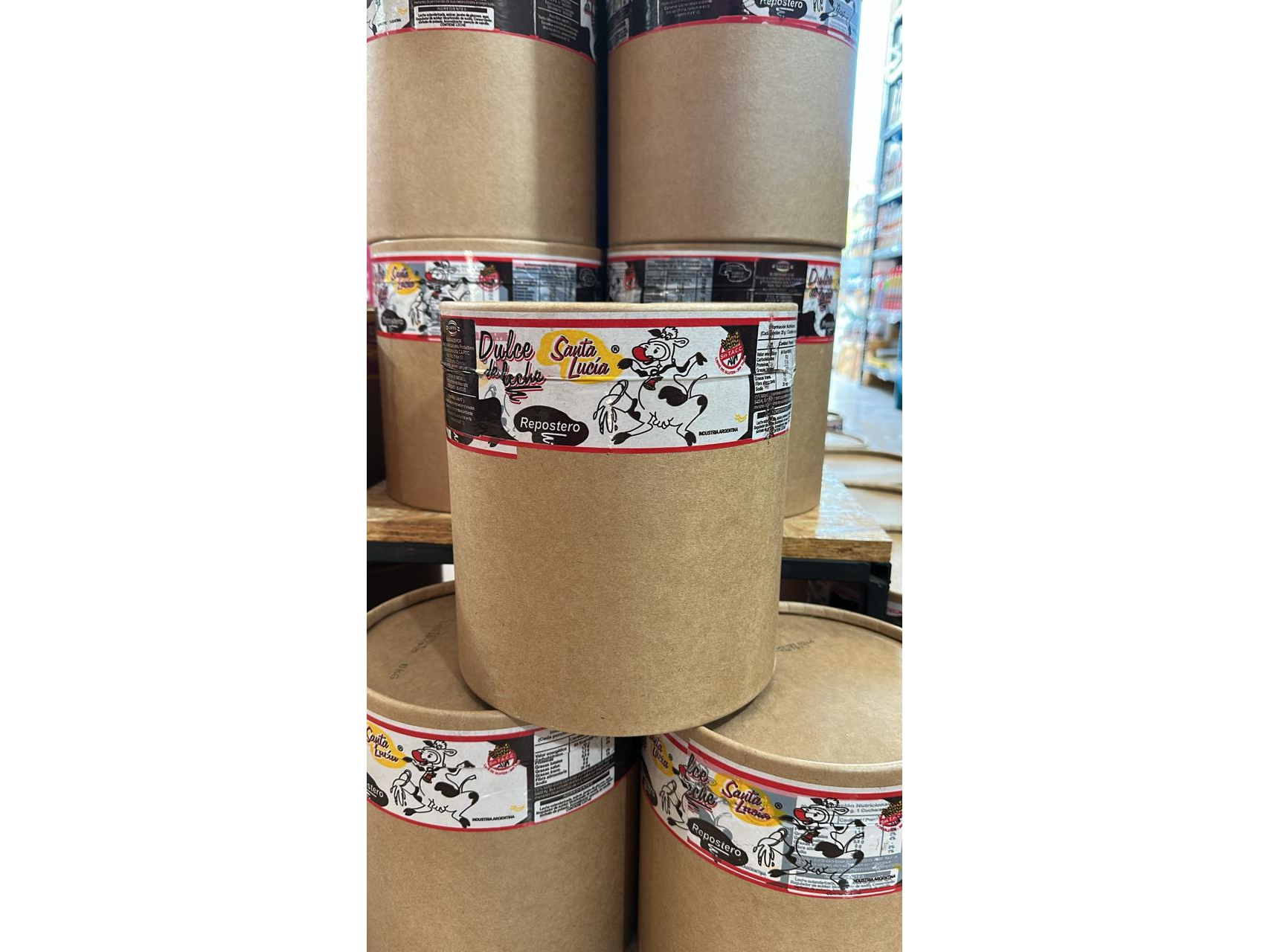 Dulce de leche repostero 10 kg SANTA LUCIA EN PROMO