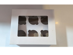 Caja p/ muffins cupcake con visor