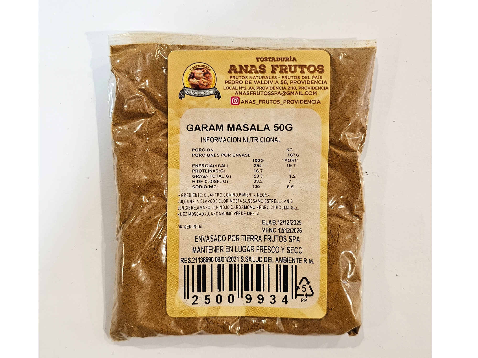 Garam masala - 50 gr
