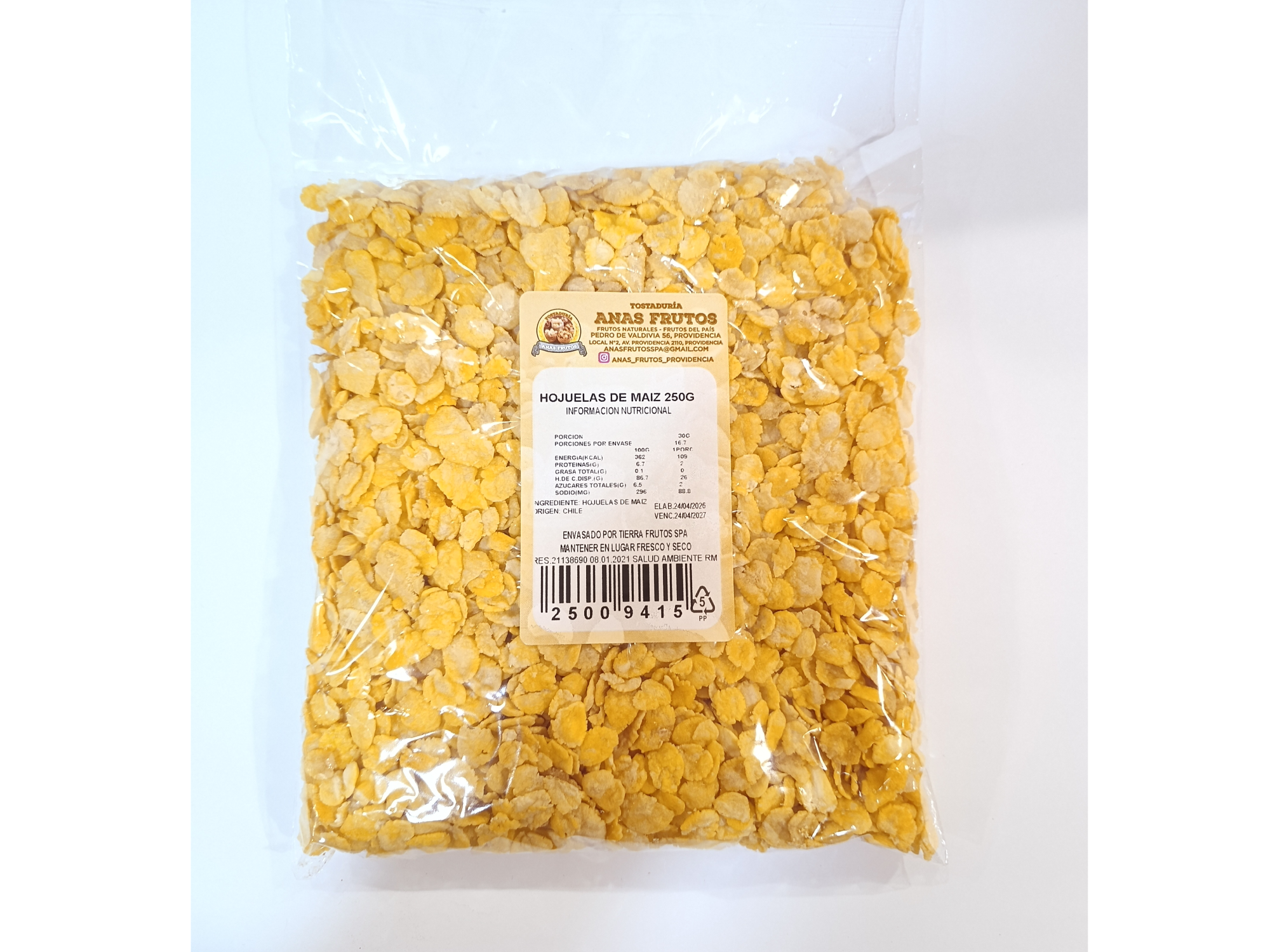 Hojuelas de maiz 250g