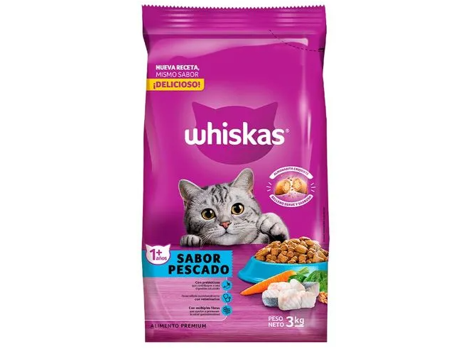 Whiskas Pescado 28% Proteina