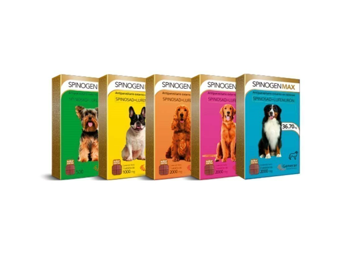 Spinogen Max Caramelo Antiparasitario