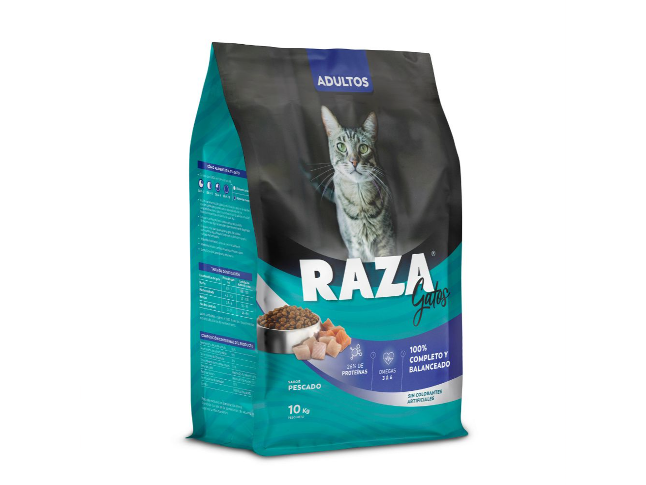 Raza Gato Adulto 30% Proteina