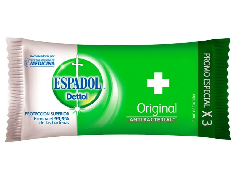 Jabon Espadol Antibacterial X3
