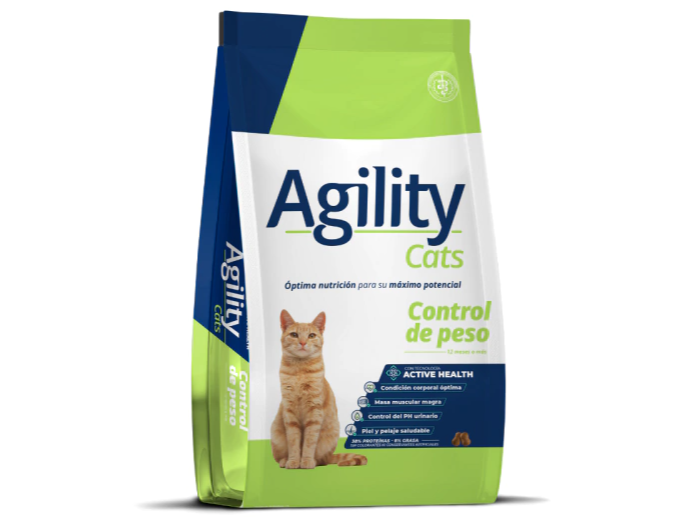 Agility Gato Control de Peso 30% Proteina
