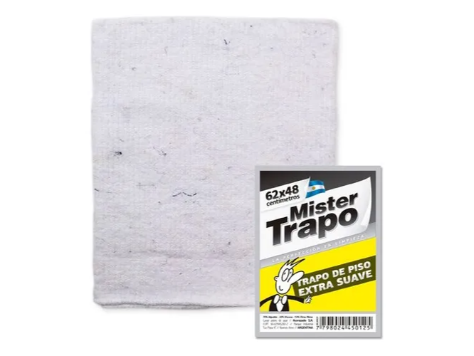 Trapo de Piso Blanco Mister Trapo