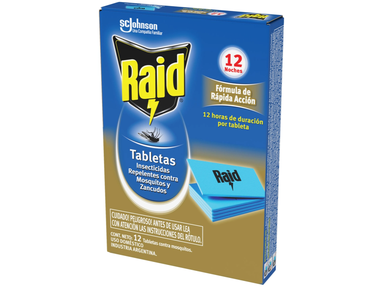 Raid Tabletas x12 o x24