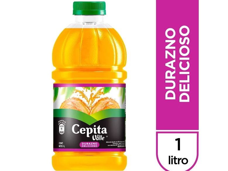 Cepita Durazno Delicioso 1Ltrs