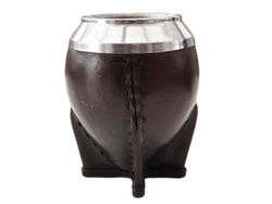 Mate torpedo virola de alpaca lisa