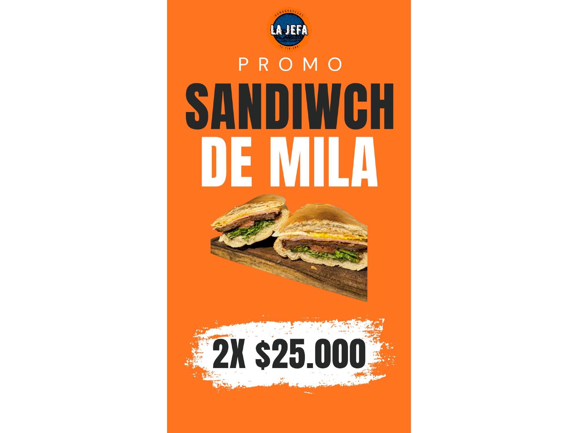 2 SANDIWCH DE MILA