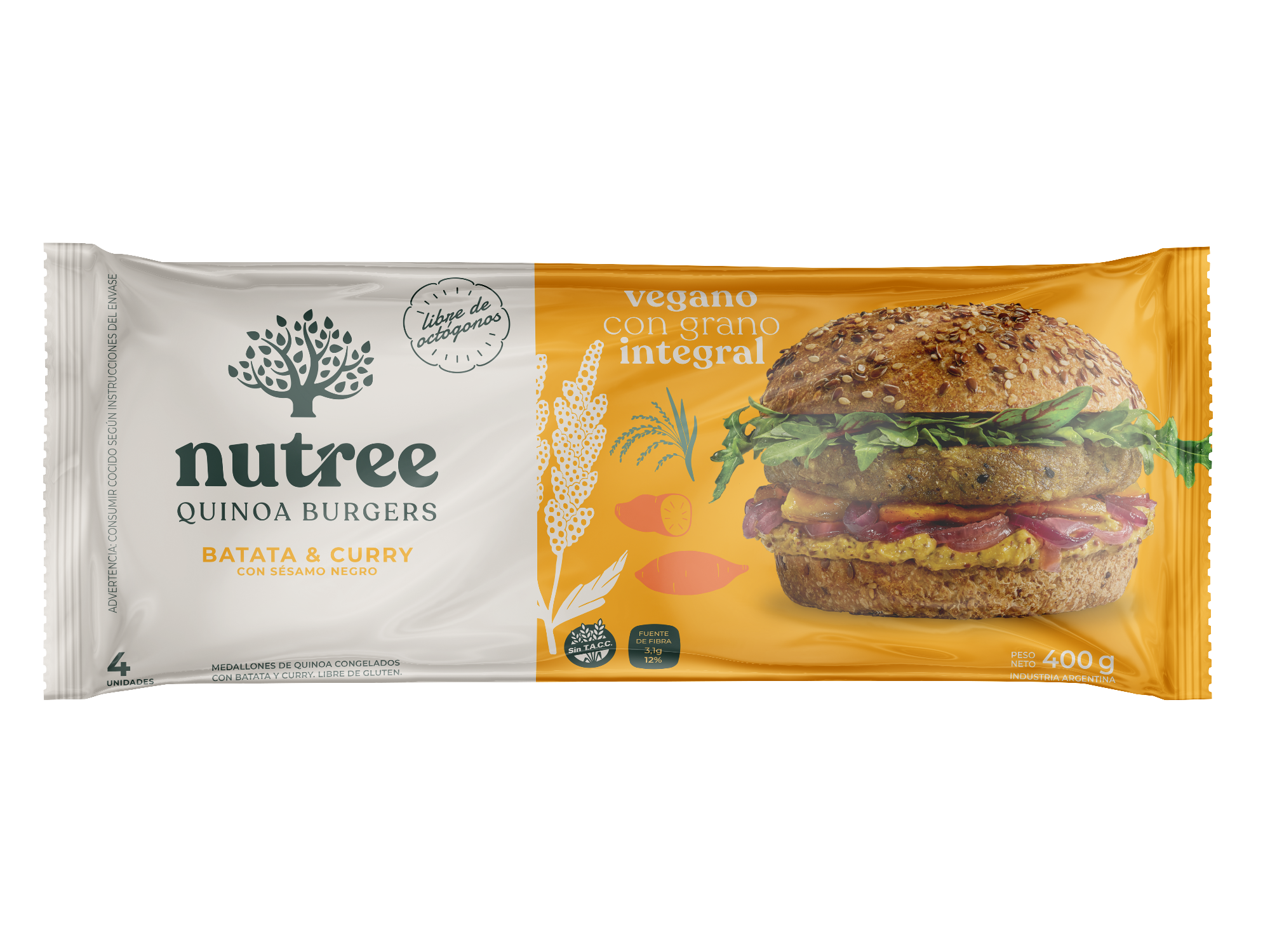 Medallon batata y curry