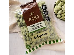 Ñoquis con espinaca