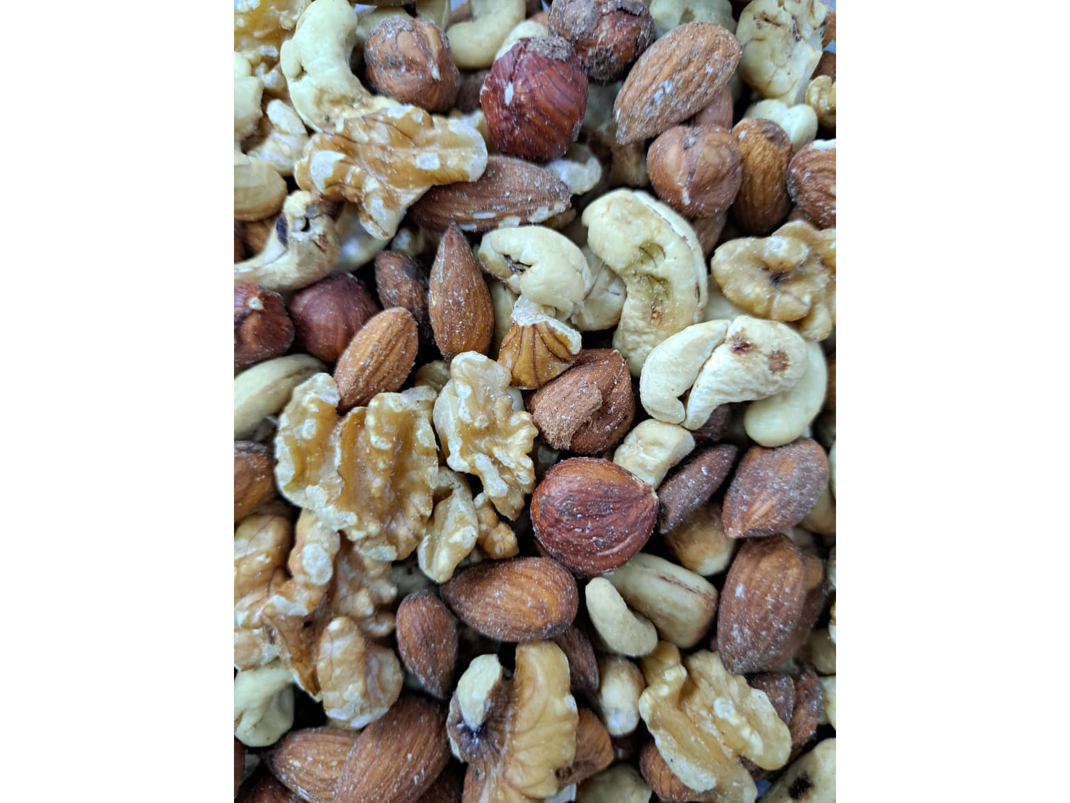 Mix sin Mani 500g (Nueces, Caju,almendras y avellanas)