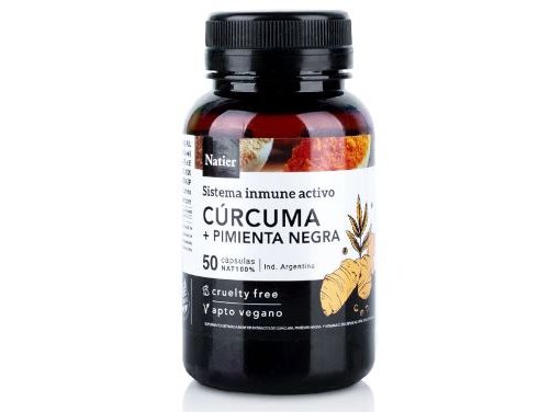 Curcuma + Pimienta Negra 50 Capsulas