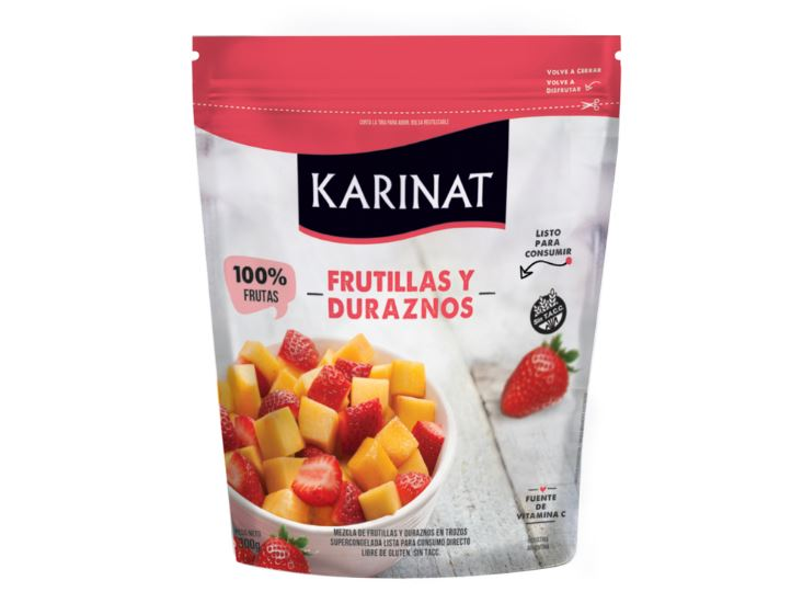Frutillas y Durazno