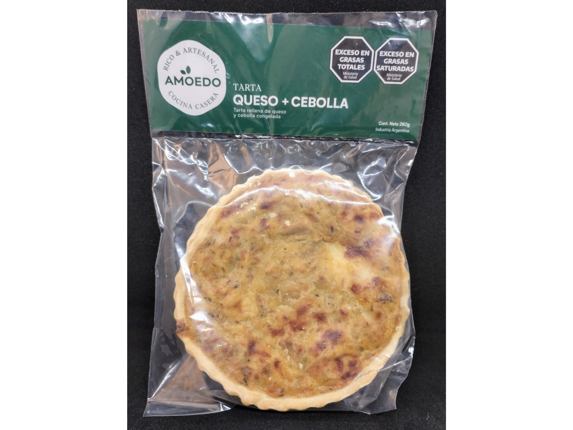 Tarta queso y cebolla