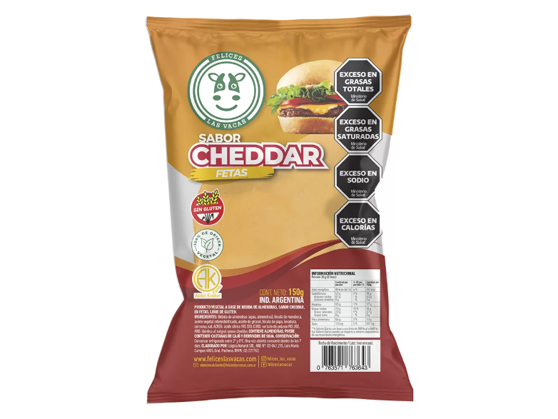 Fetas Cheddar