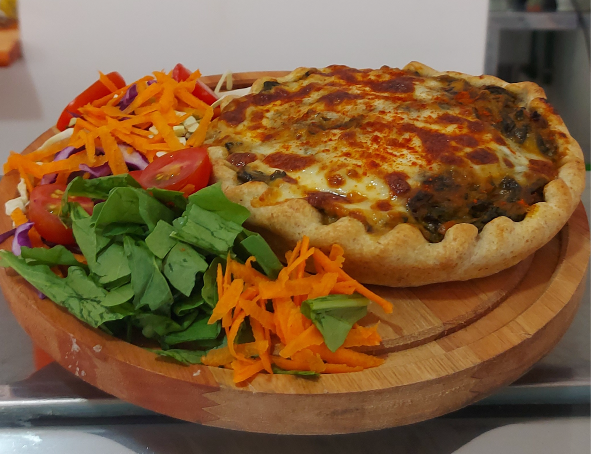 Tarta de Espinaca y Vegetales 🧅🫑🥬🧀