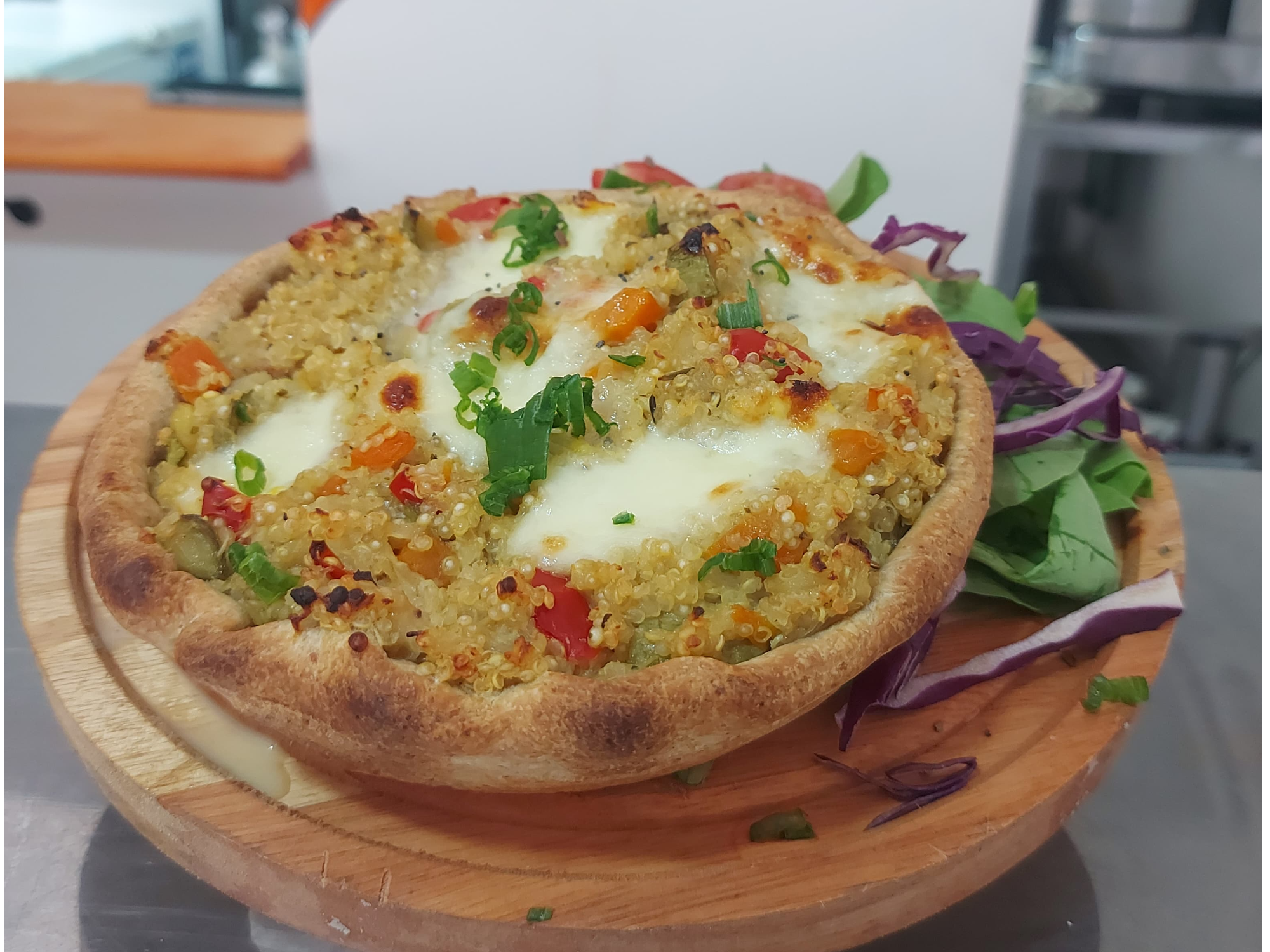 Tarta de Quinoa y vegetales 🥕🍅🫛🫑