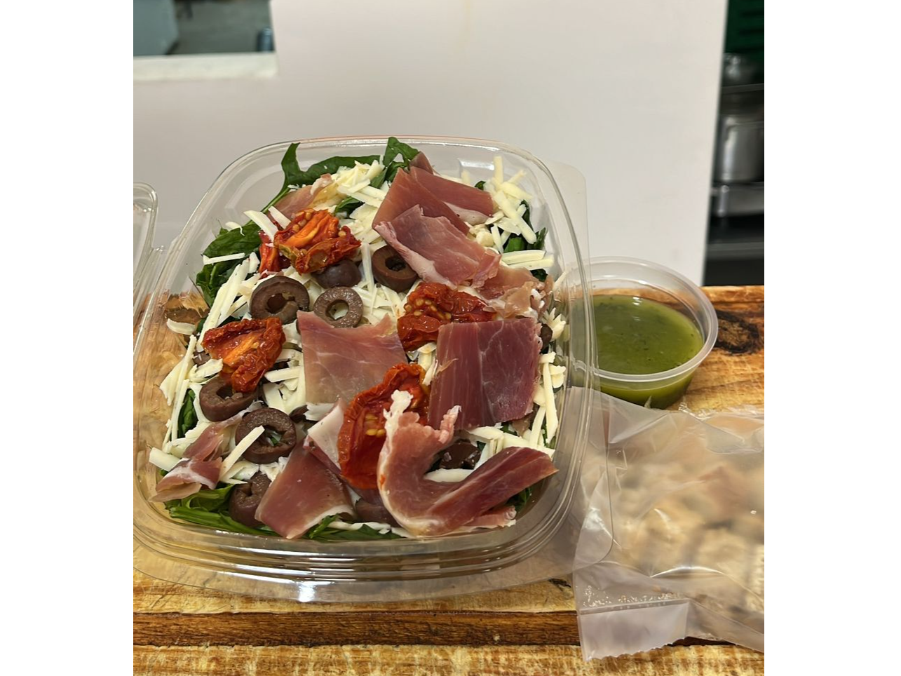 Iberica con jamon crudo