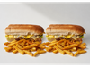 2 HAMBURLOMO DE CARNE