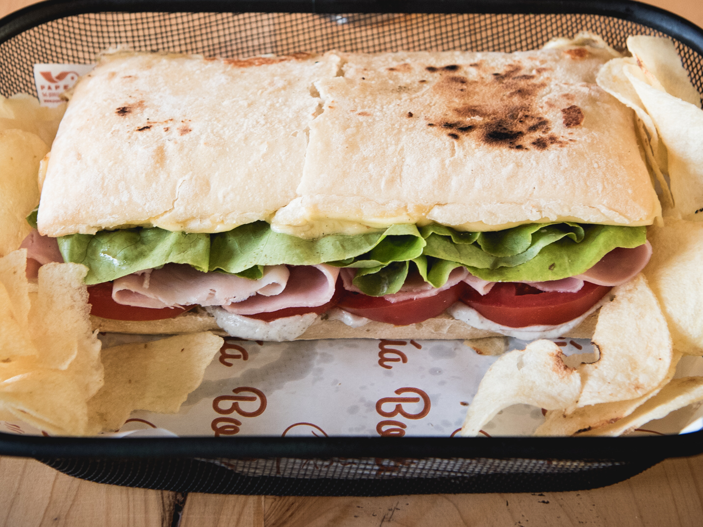 Ciabatta de Jamón Cocido