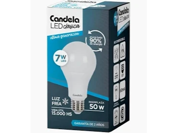 LAMPARA LED  CANDELA 7w 5 U