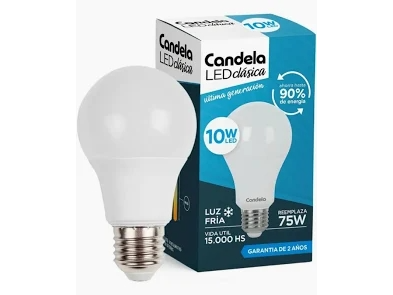 LAMPARA LED CANDELA 10w 5 U